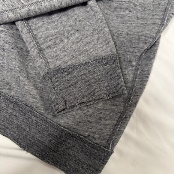 Abercrombie & Fitch VTG Muscle Hoodie Men’s Large Gray Y2K Mallcore Collegiate - Picture 14 of 16